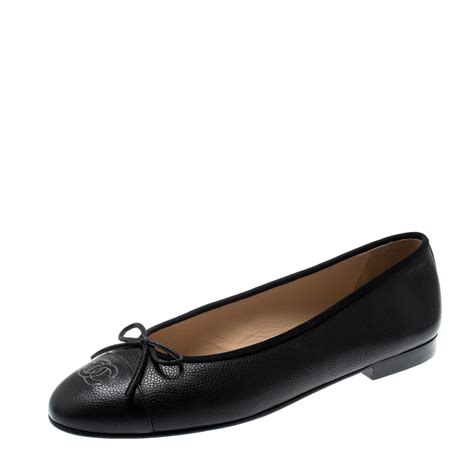 chanel ladies flat shoes|Chanel ballet flats size 41.